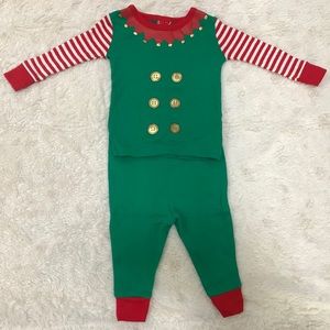 Toddler Elf pajamas (12M)